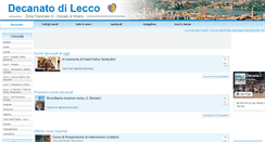 Desktop Screenshot of decanatodilecco.it